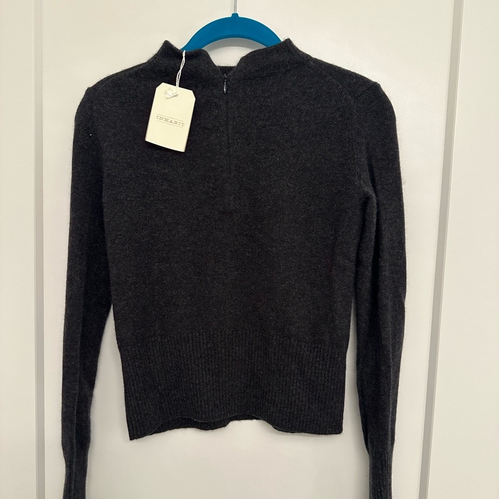 Inhabit Heather Gray Knit Top